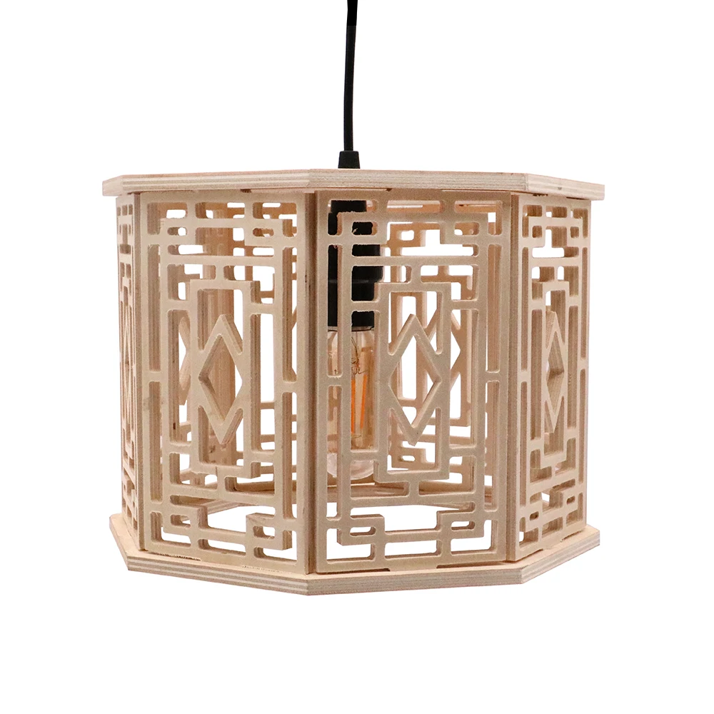 Креативные деревянные подвесные абажуры легкий дизайн в форме слезы