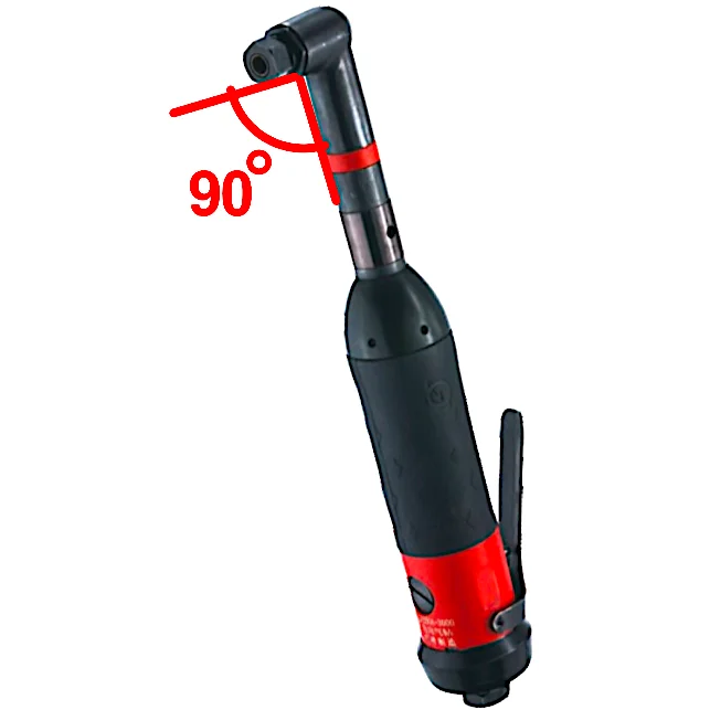 TY12430A30 Industrial Angle Drills 30 Degree | 3,000 Rpm |.45 hp |Side and Rear Exhaust | 1/4-28 UNF Internal Thread Easy Access