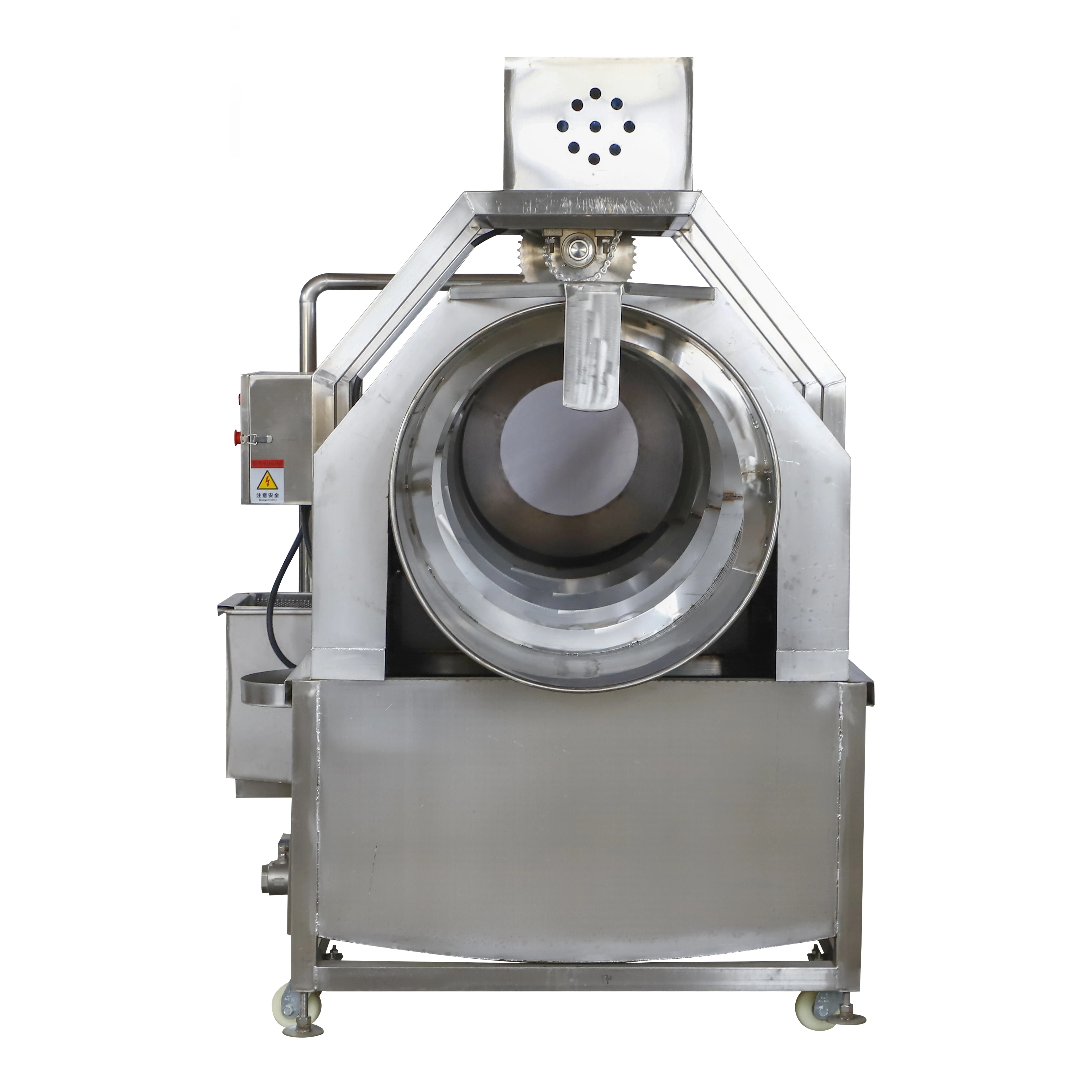 1000kg Automatic Water Jet Root Vegetable and Fruit Drum Washing Cleaning Machine Ginger Carrot Tuber Herbs Drum Washer Cleaner