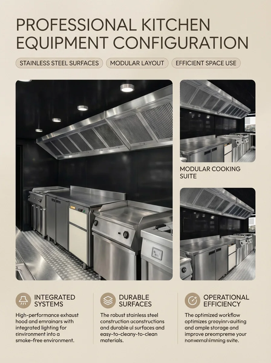 product commercial design prefab barbecue house 20ft modular shipping container shop with kitchen for outdoor catering-2