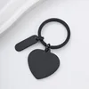 Black 30mm heart shape+small strip+keychain