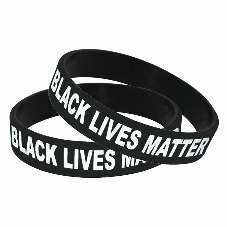 Custom I Cant Breathe Silicone Bracelet Wristband Black Lives Matter in China Customize Silicone Bracelet Wristband