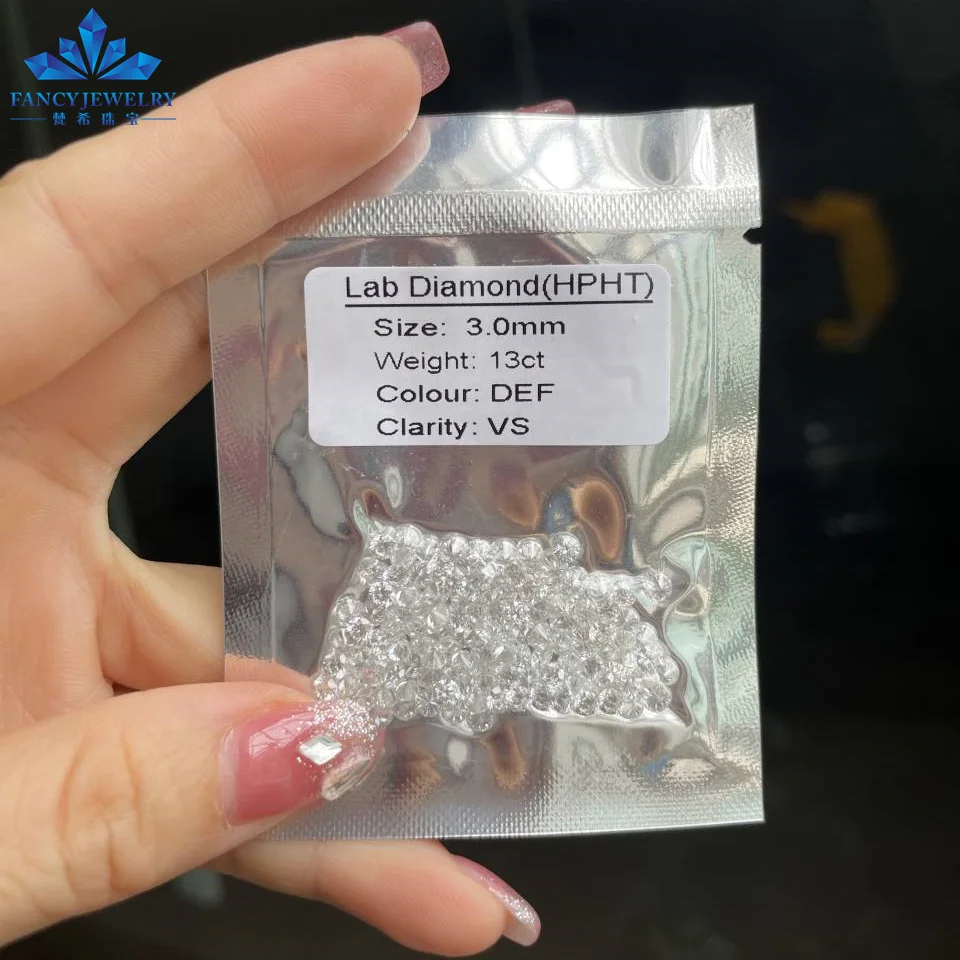 0.7-3.3mm Round Brilliant Cut Lab Grown Diamond - 3ct Price