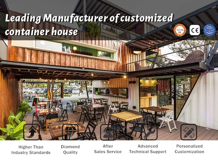 Prefabricated Container House Outdoor Container House Street Mobile ...