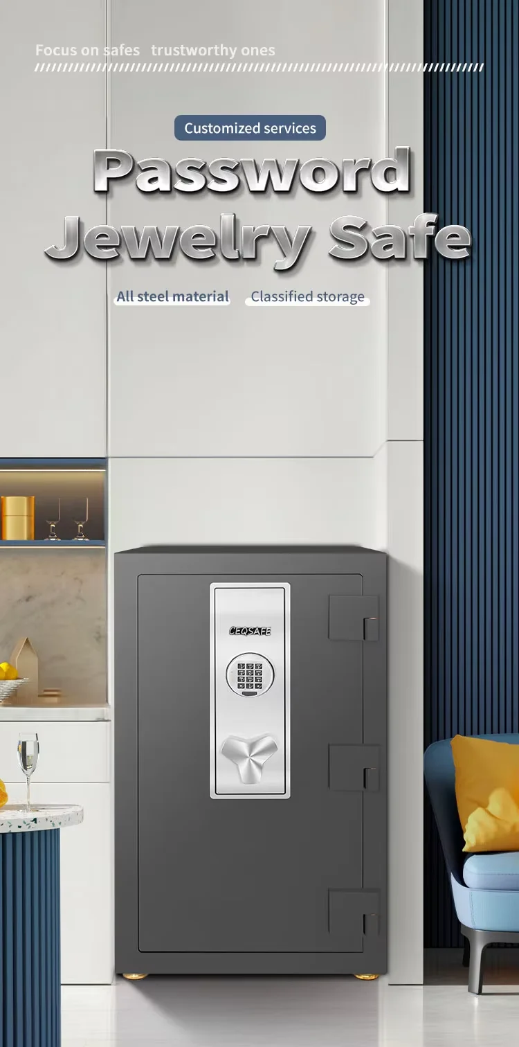 CEQSAFE Fireproof and Anti-theft Export Safe Jewelry Storage Safe Box Thickening Material supplier