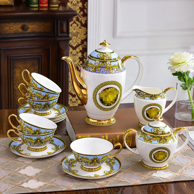 Brand Top Quality Ceramic Porcelain Dinnerware Sets 24K Gold Tableware of  58 Pcs Fashion Dish Plates Set Royal Luxury Cup Kits - AliExpress