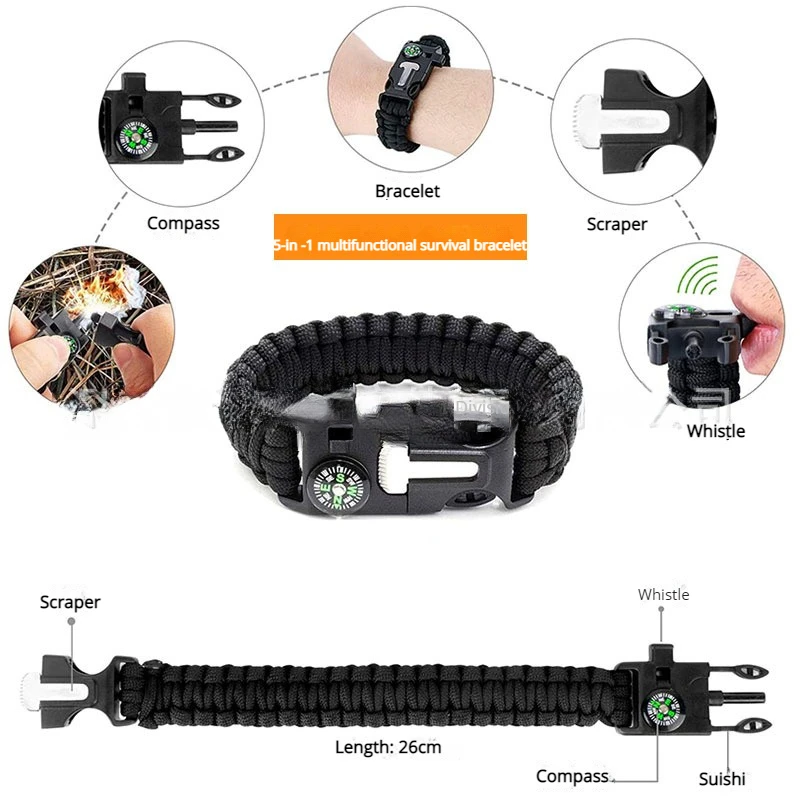 Customized Multifunctional Sos Emergency Kit With First Aid Box For