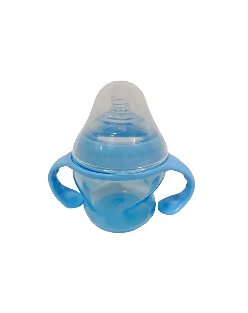 BPA Free PP Baby Feeding Bottle 150ml/210ml/330ml super Neck Silicone Nipple Baby Bottle 60MM wideneck bottle