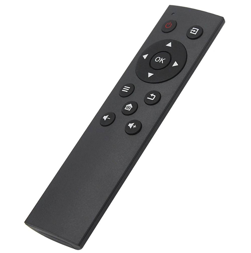 Customized Black IR/RF Remote Control for  DVB-T HD Playback STB Adapter TV Converter A/V Switcher Remote Control