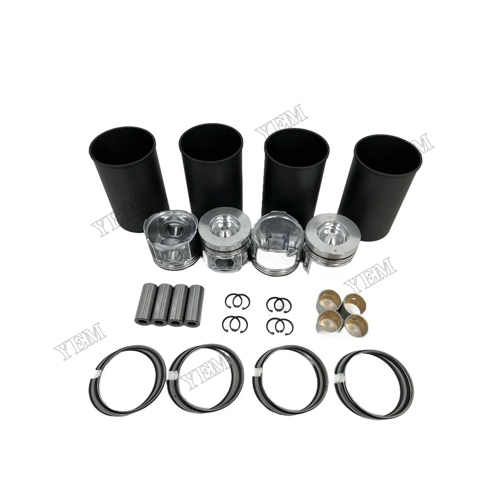 Cylinder Liner Kit Compatible for Hino N04C Engine Parts High Quality 6