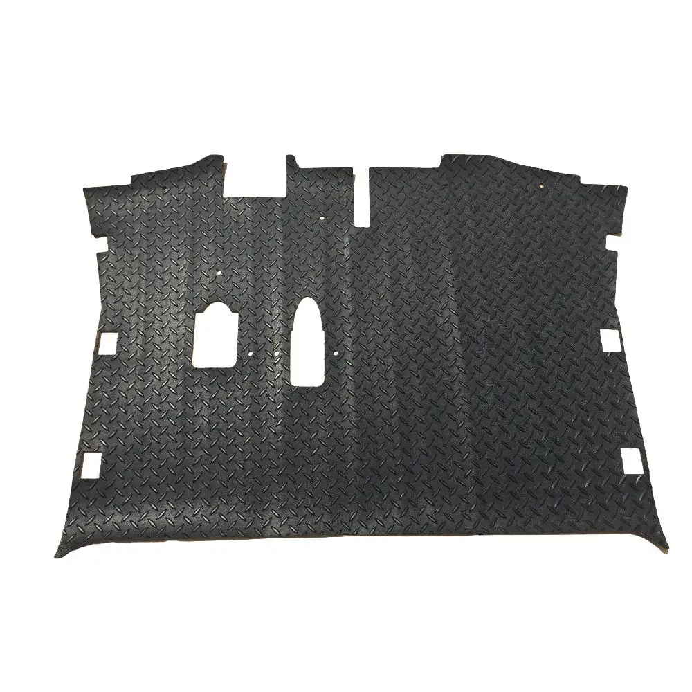 Hot Sale Plastic Black Color Auto Floor Mats Replacement Diamond Plated Floor Mat For EZ-GO RXV