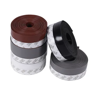 Modern Silicone Draft Stopper Weather Stripping Tape Door & Window Seal for Adhesive Windows Shower Glass Gaps Draft Prevention