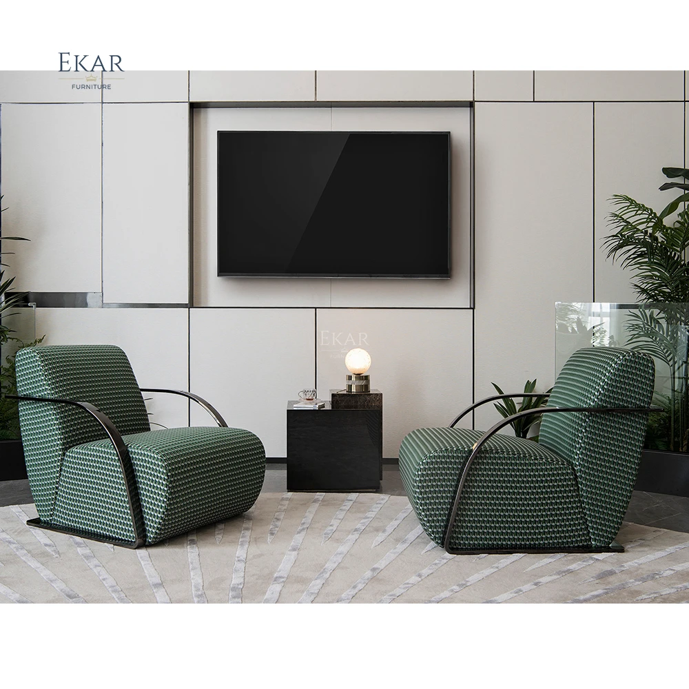 EKAR FURNITURE Nordic Light Luxury Soft Sofa Chair - Modern Comfort supplier