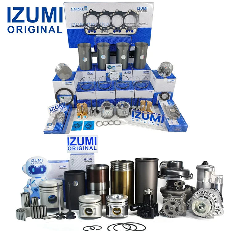 ਇਜ਼ੂਮੀ ਮੂਲ 1DZ-1 1DZ-2 ਓਵਰਹੌਲ ਕਿੱਟ ਡੀਜ਼ਲ ਇੰਜਣ ਓਵਰਹੌਲਿੰਗ, ਰੀਬਿਲਡ, ਮੁਰੰਮਤ ਅਤੇ ਸਪੇਅਰ ਪਾਰਟਸ ਟੋਯੋਟਾ ਲਈ