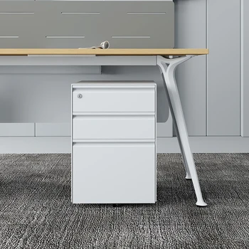 Bule Rolling Track Stainless Steel Fire and Waterproof Small Pictures Vertical Multiple File Cabinets 2 Drawer