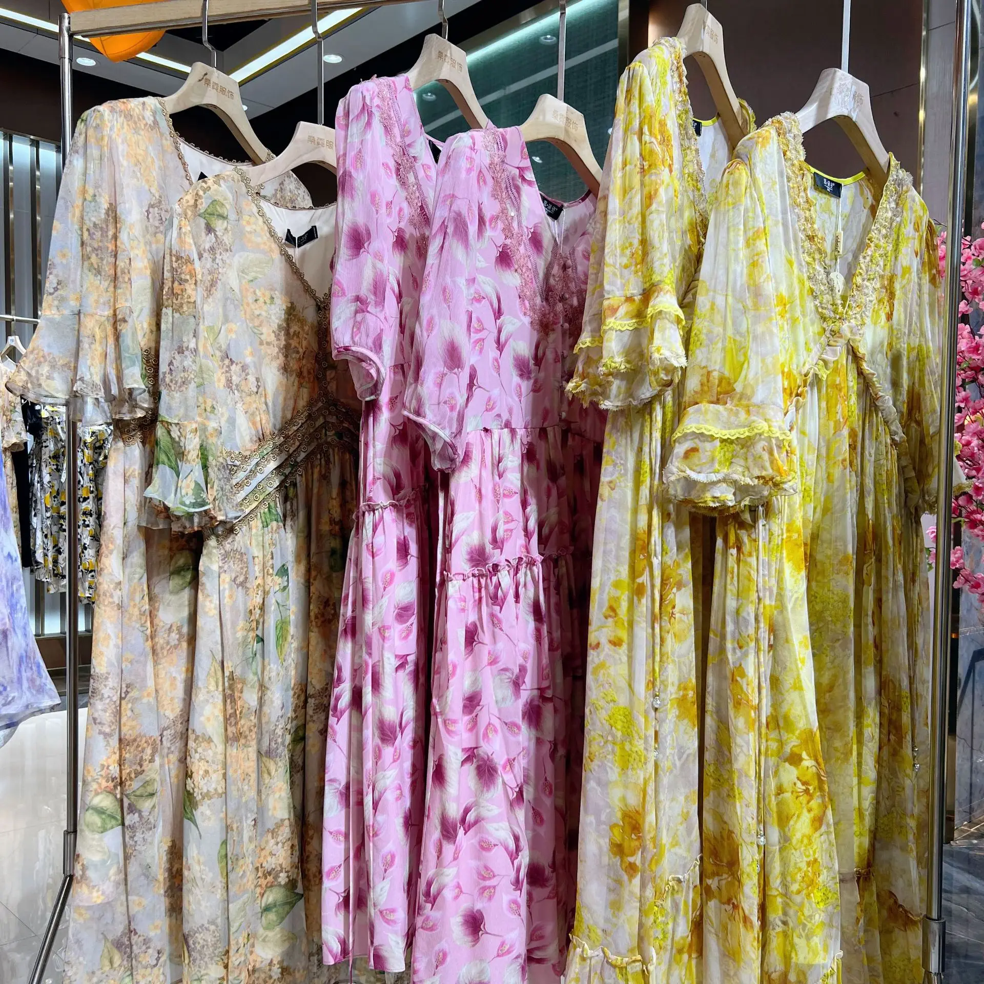 Bulk Wholesale High End Cotton Dress Second Hand Mixed Sizes Clothes Stock