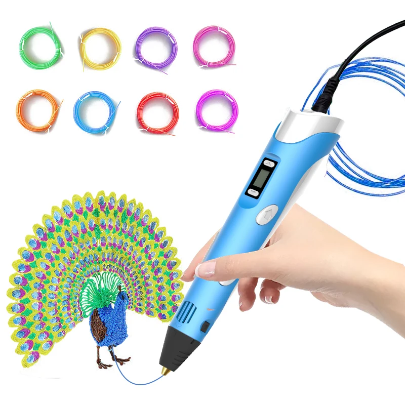Original Factory Drawing Printing Pens 3d Pen for Kids Toys Diy Pla Filament Digital Printers