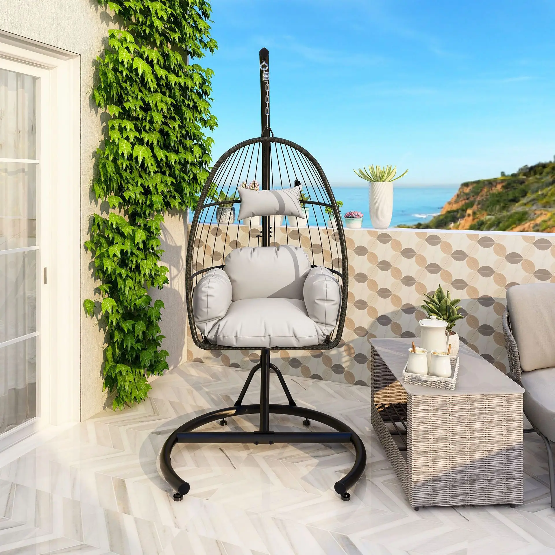 Best Selling Modern Design Hanging Rattan Swing Chair