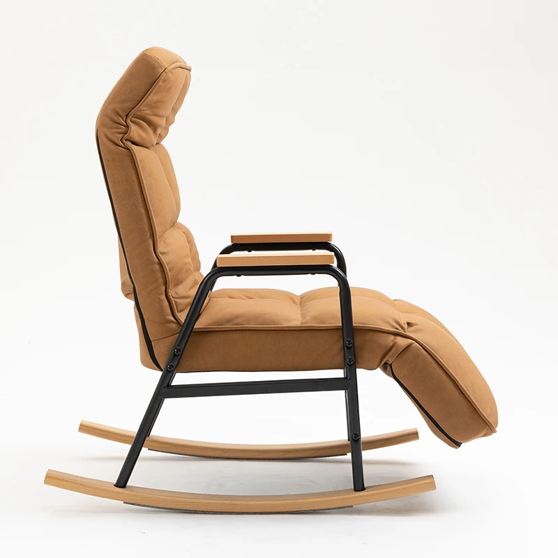 Office Rocking Chair Modern Ergonomic Office Meeting Room Comfortable Fabric Adult Sleeping ...