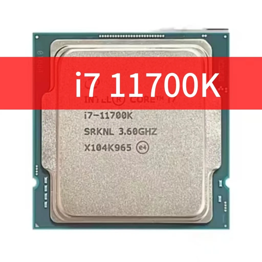 Intel Core I7 11700K CPU - 8-Core, 3.6ghz, 125W Power