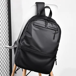 Nylon Soft Backpack Boys School Bag Fashion Men Function Daily Bag Waterproof Laptop School Backpack