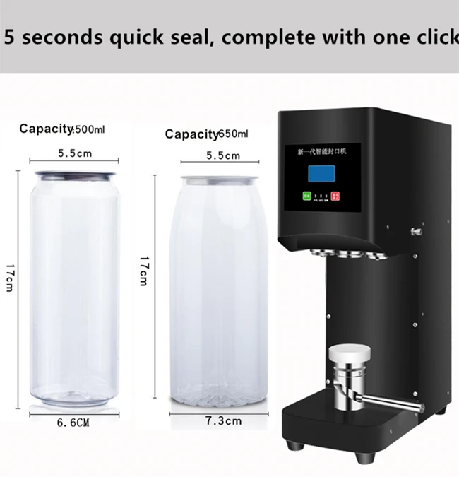 Manual Aluminium Tin Can Lid Sealer Sealing Machine Seamer Plastic Can