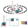 Blue-The color of the dominoes is random