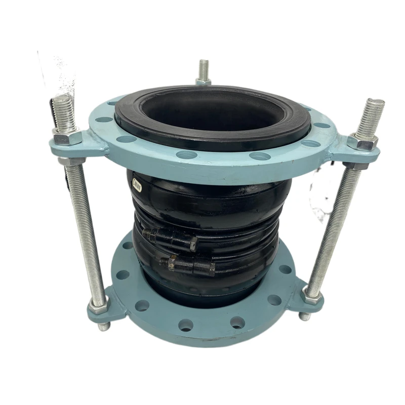 Flexible Double Ball Tie Rod Waterproof Rubber Expansion Joints Dubai Flanged Rubber Expansion Joints