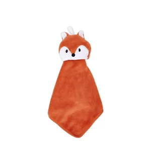 Hot Selling Crochet Animals Comfort Towel Soft Newborn Baby Toy with Plush Material and PP Cotton Filling