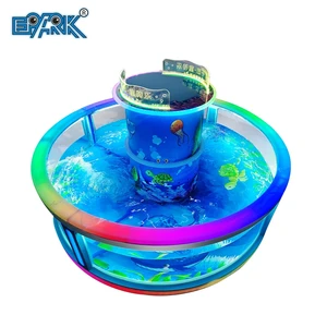 Hot Selling Park Fiberglass Kids Fishing Pond Pool for Game Centers 220V Machine for Children's Amusement