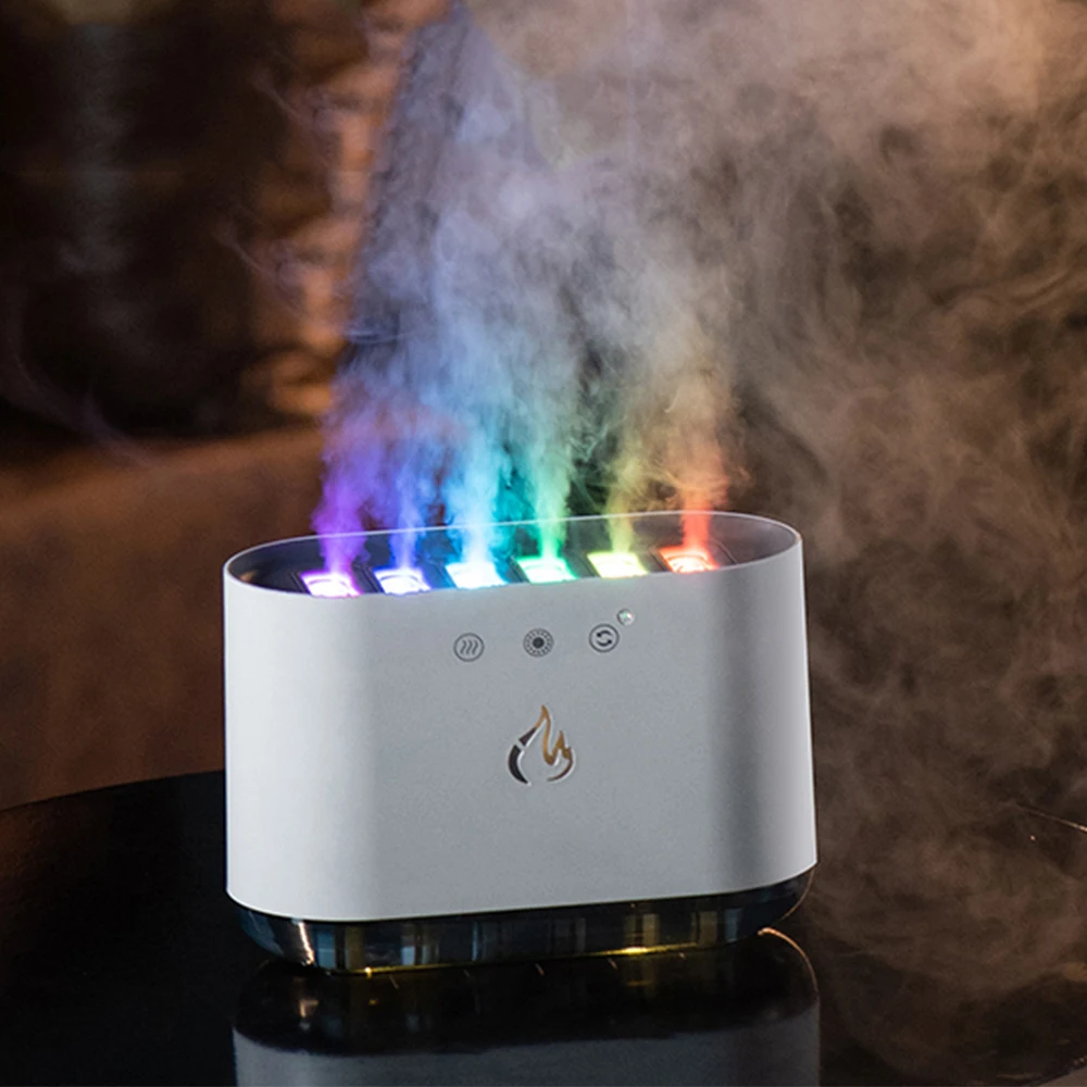 Nano Atomizer Spray Vaporizer Portable Smart Home Appliance Colorful Gradient Light Music Humidifier Diffuser