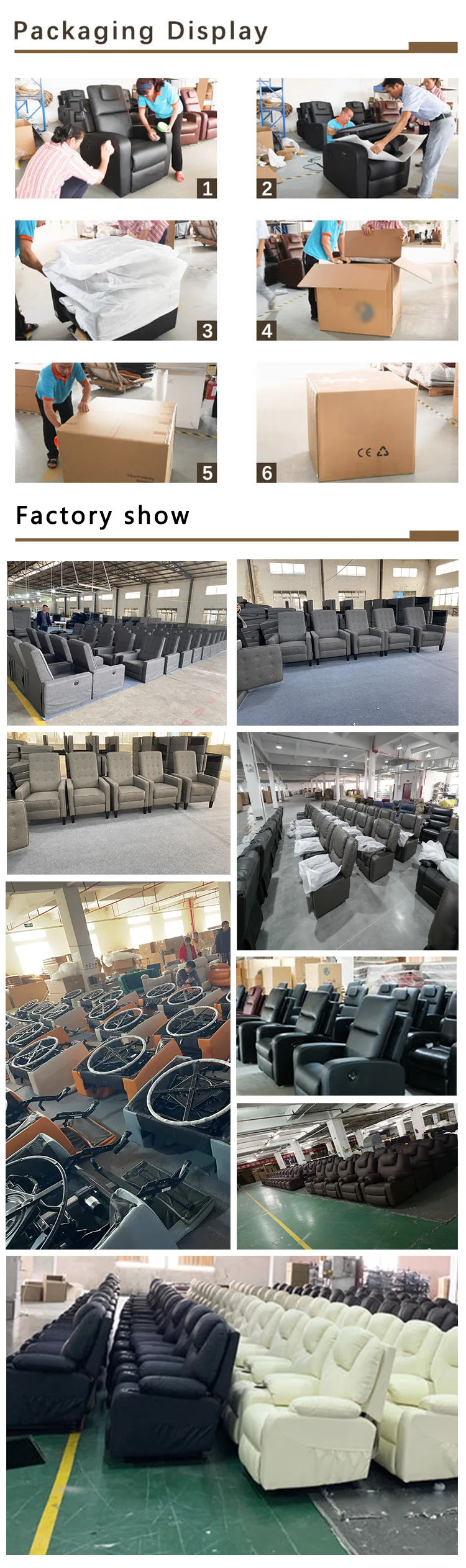 Pushbutton Power Recliner With Deep Body Cushions For Living Room