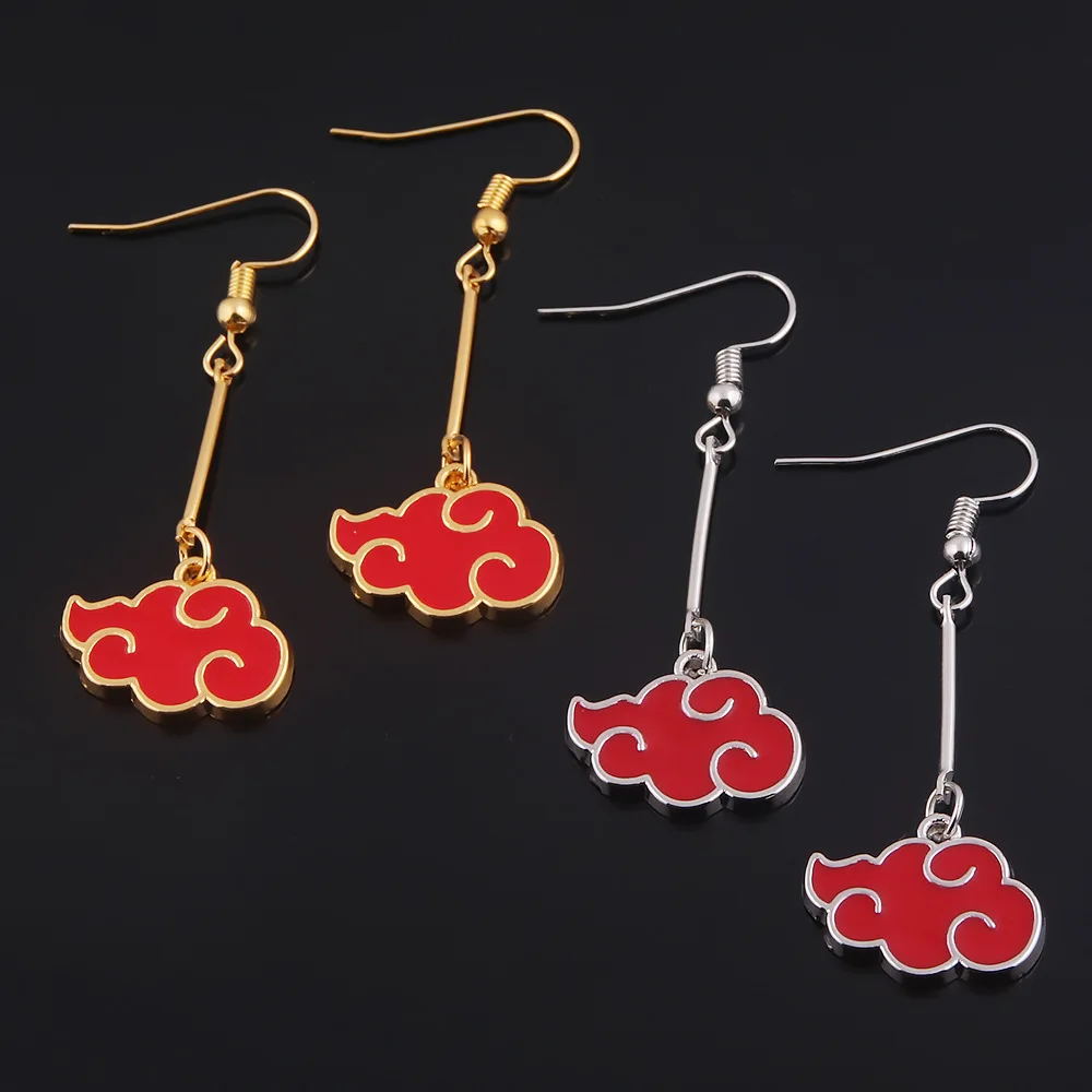 Naruto Akatsuki cloud earrings pendant