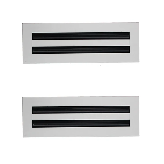 Ventilation air linear slot diffuser for air conditioning