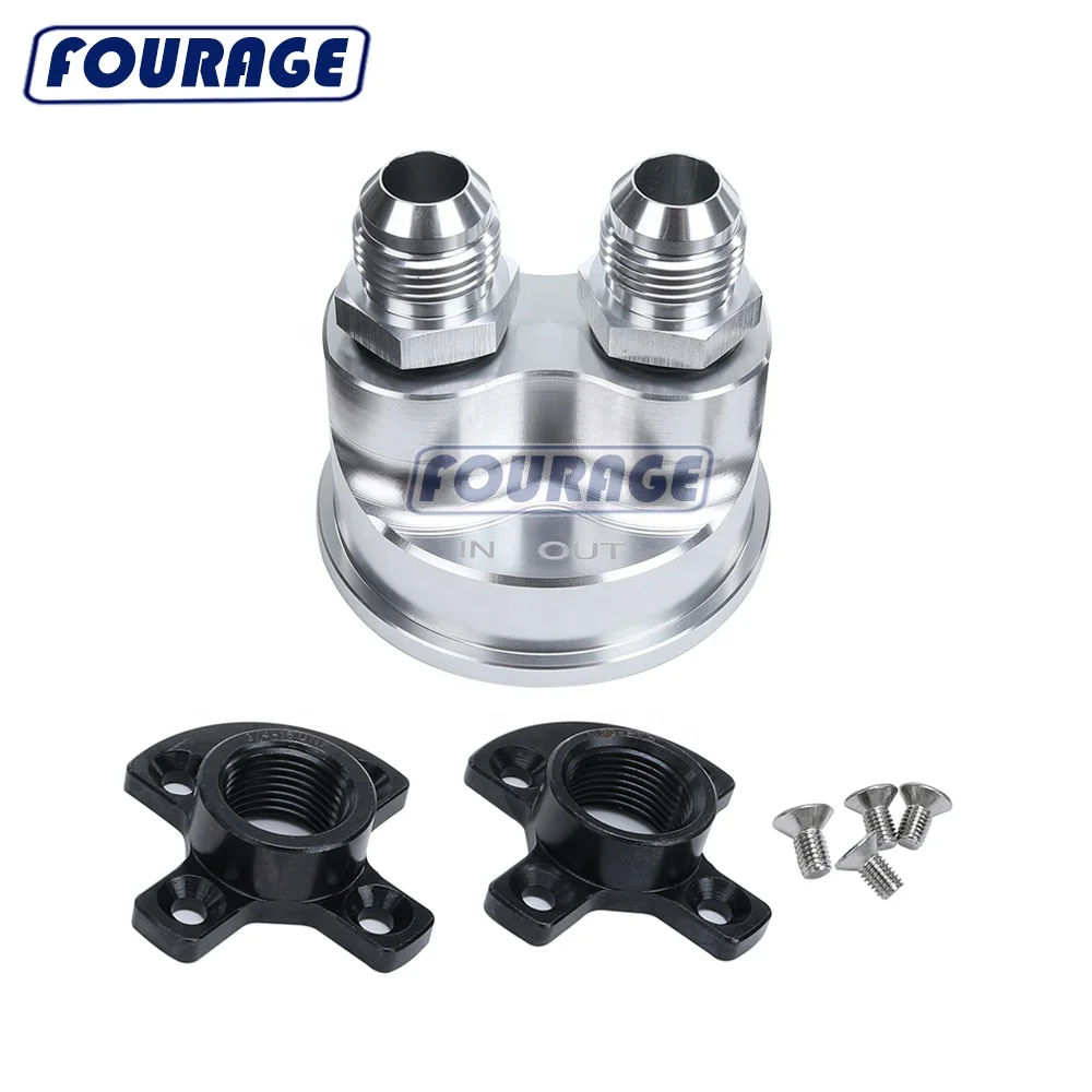 Aluminum Oil Control Kit 10AN Engine Oil ByPass Block With M20 X 1.5 ...