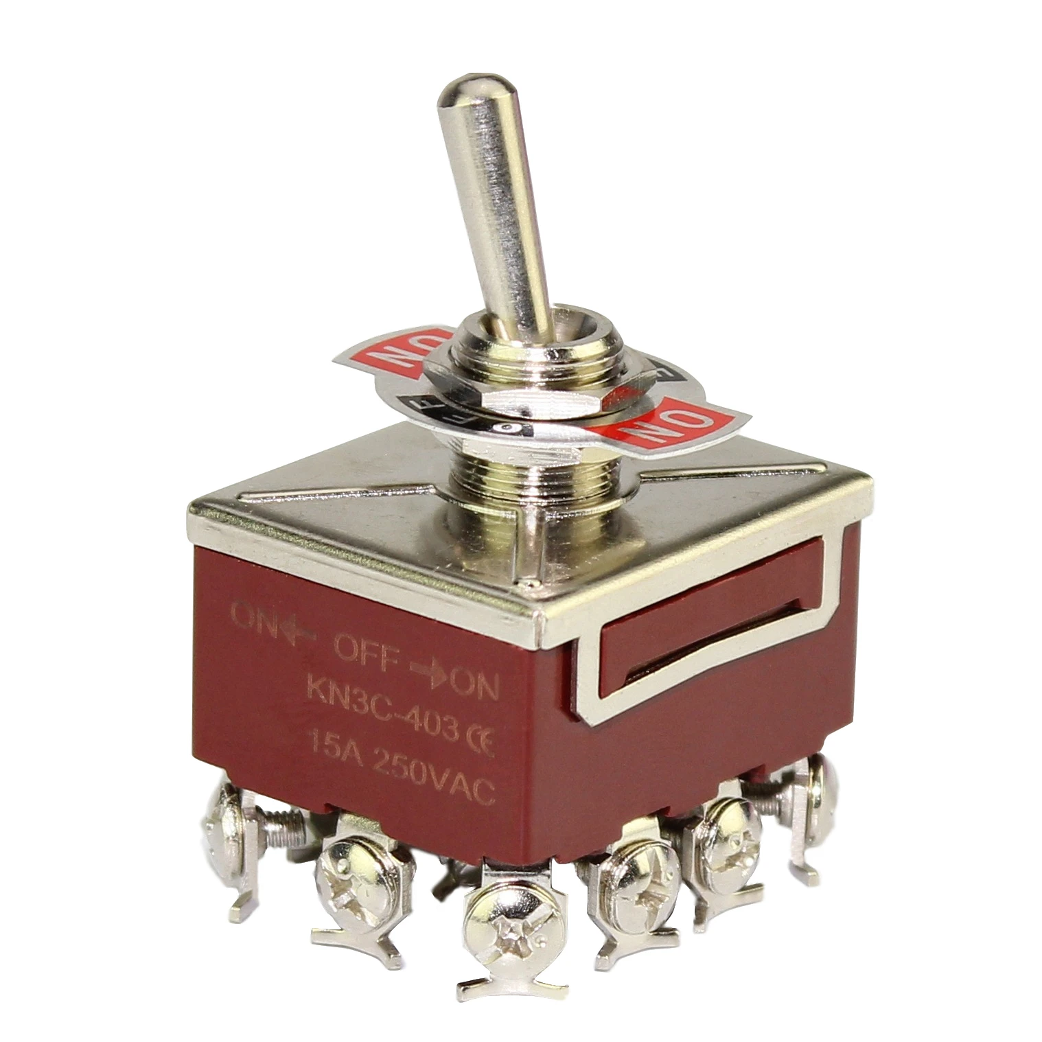Comprehensive Medium Toggle Switch M12*0.75 SPST/SPDT/DPST/DPDT/3PDT/4PDT Latching Momentary High Current Toggle Switch