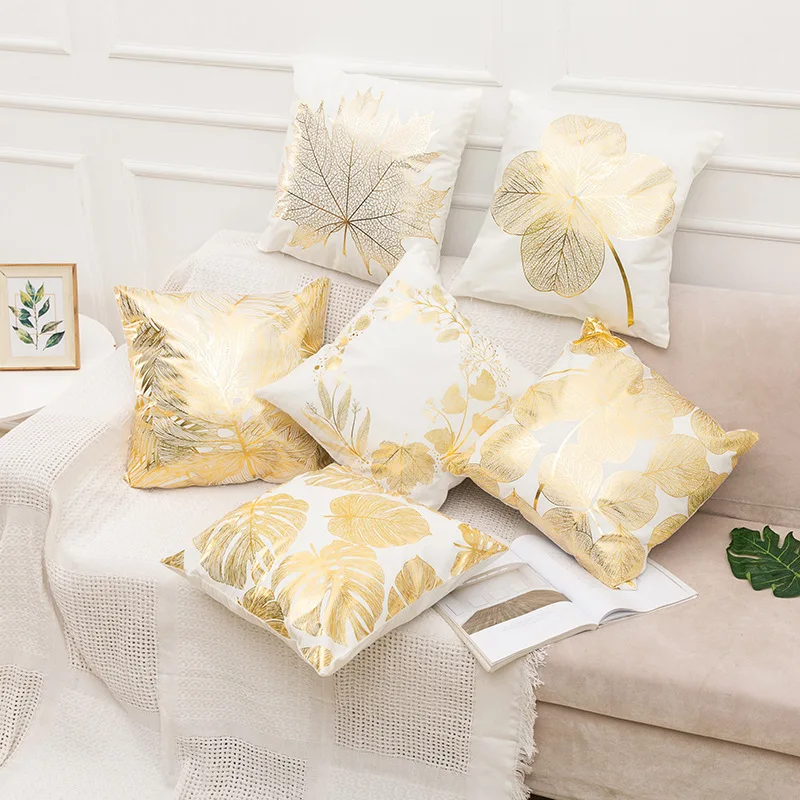 Fabritual Fundas De Almohada De Algodón Con Estampado De Bloques