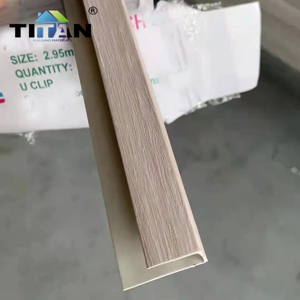 Plastic Pvc Profile Ceiling Clips Pvc Clips for Wall Panel