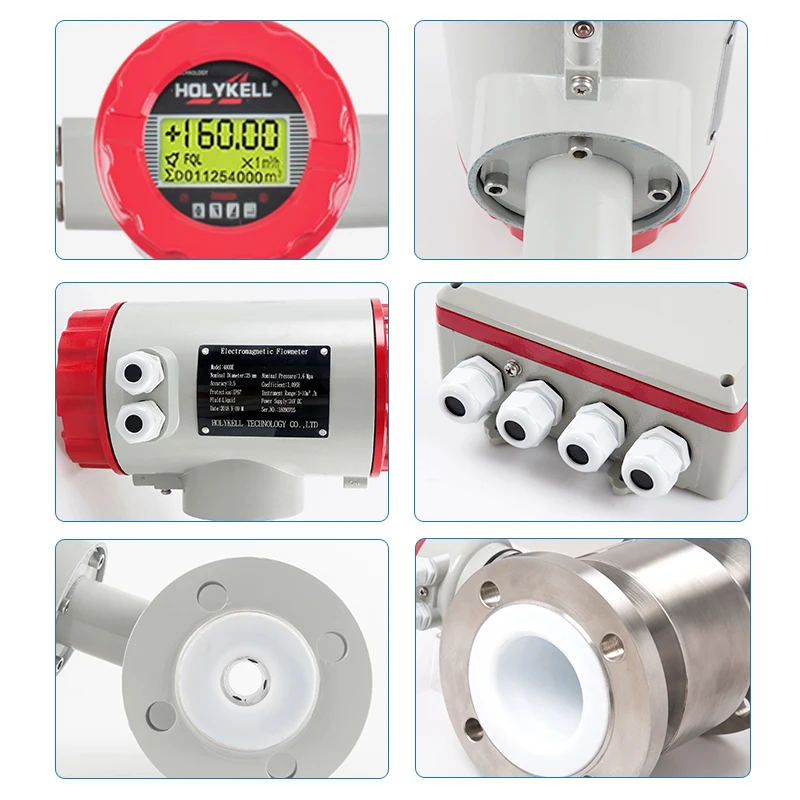 Holykell Low Cost 4800E Paddle Wheel Electromagnetic Flow Meter