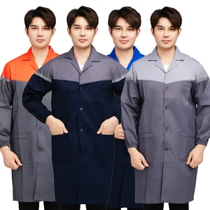 Wholesale Custom Long Sleeve Labor Protection Workwear Porter Coat Loading and Unloading Uniform DustProof Worker Clothes