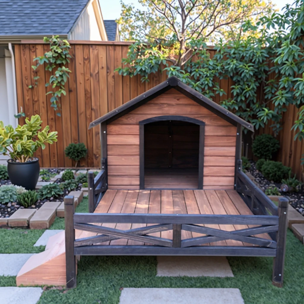 Landscaping Garden Dog House Luxury Outdoor Dog Kennel SDD010