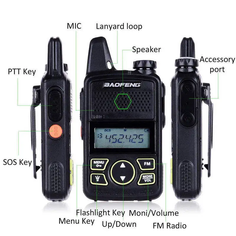 Baofeng BF-T1 Walkie Talkie - Reliable Hotel Communication