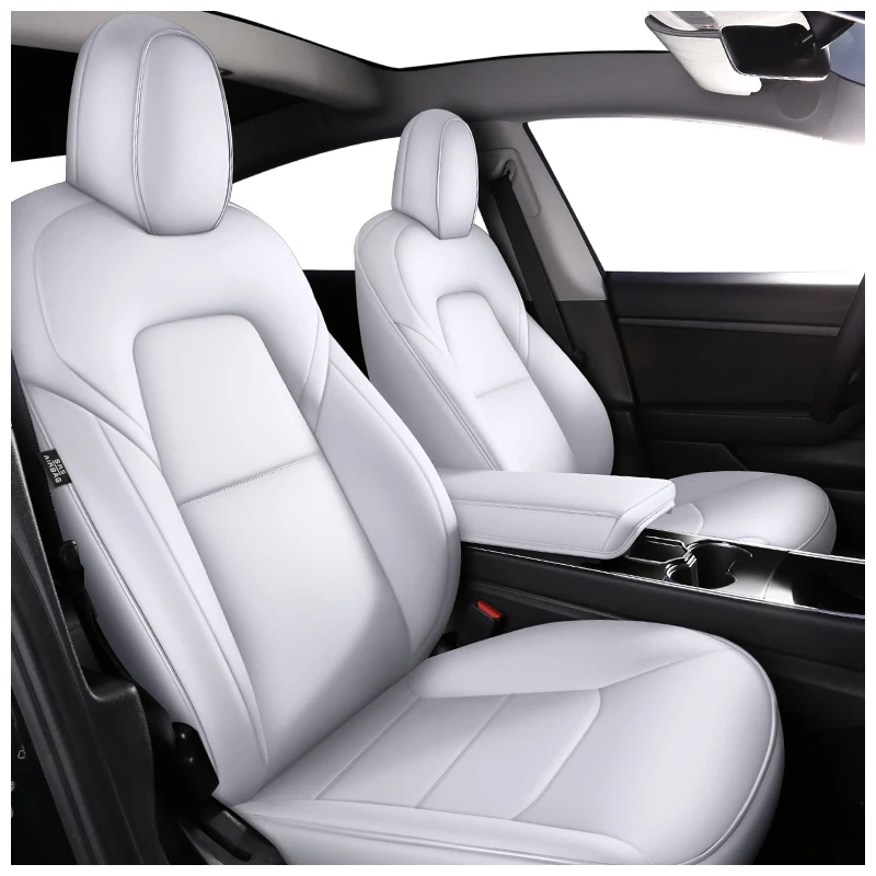 Tesla Model 3 Seat Cover Leather Car Seat Covers Seat Protector Fit