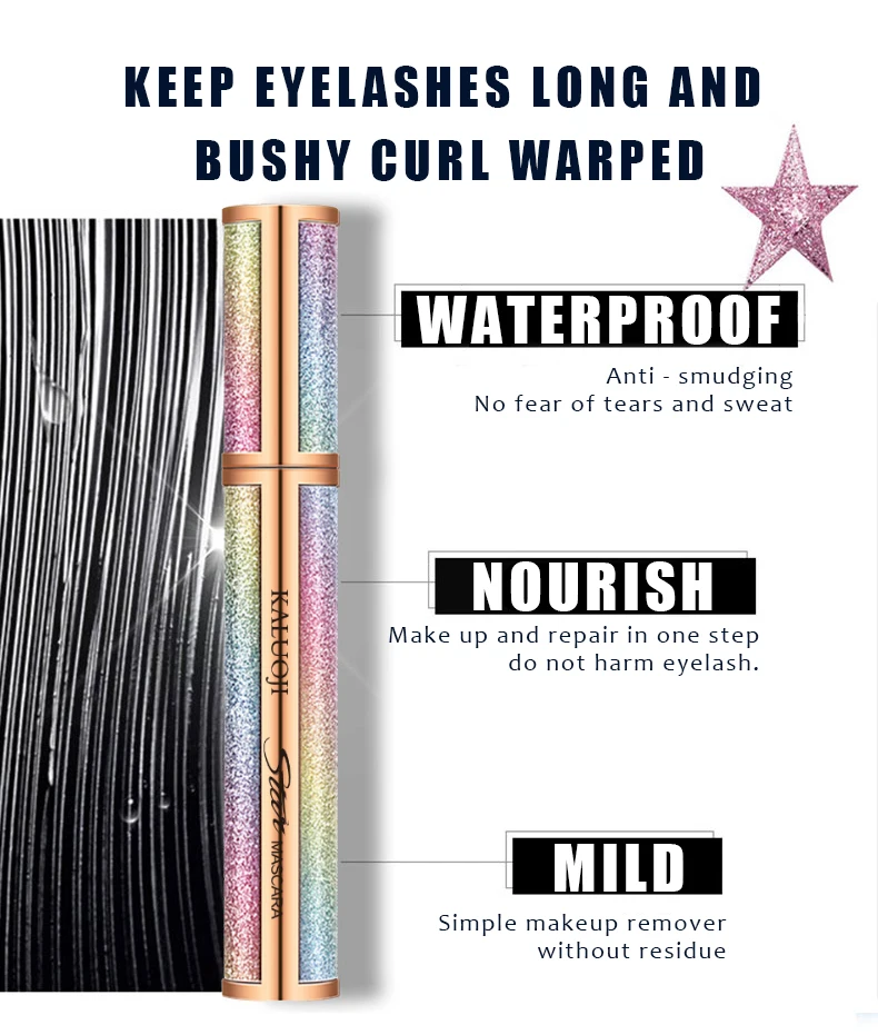 
 Тушь для ресниц с изображением звездного неба  