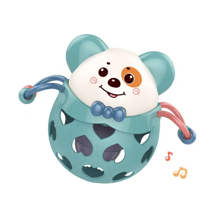 Cartoon Roly-poly Dog Eco-friendly Newborn Hand Bell Soft Silicon Teether  Toy Early Education Rattles Toys For Infant - Buy Hand Bell,Safe  Eco-friendly Material,Soft Silicon Teether Toy For Infant Product on  