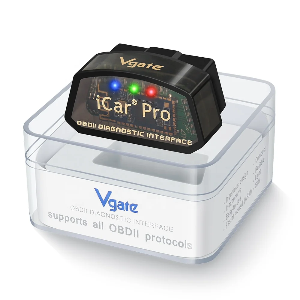 Vgate ICar Pro OBD2 Wireless Connection BLE Diagnostic Tool Lower Power Consumption for Android