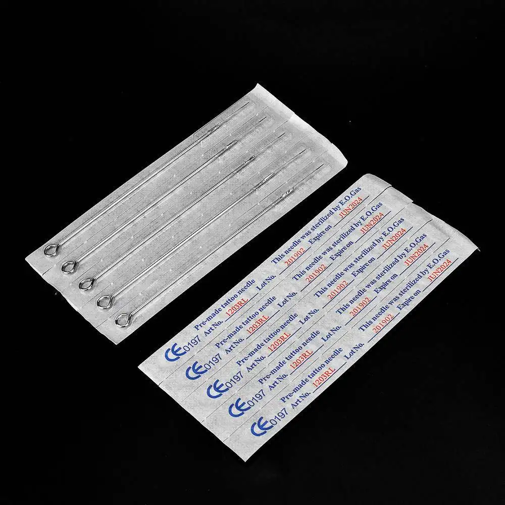 Blue Tips Mixed 40PCS (RL+RT) Tattoo Needles - Professional Tattoo Nee –  Yilong Tattoo Supply Co.,ltd