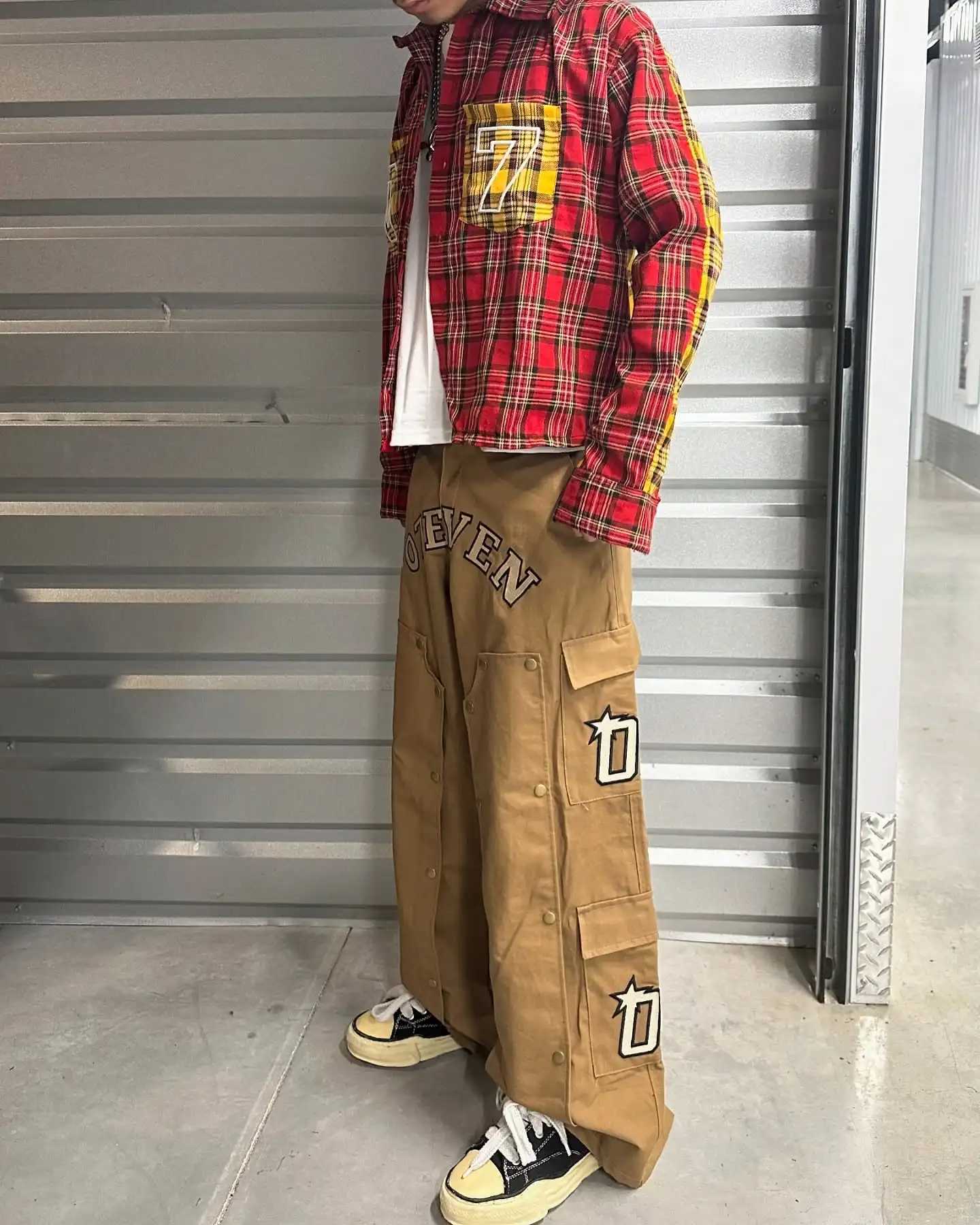 Custom High Quality Camouflage Baggy Work Trousers Carpenter Tactical Double Knee Cargo Pants Mid Flat Straight gallery 4