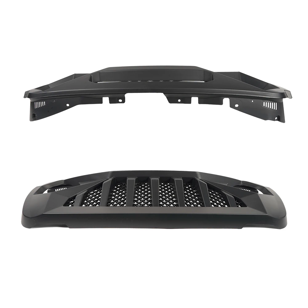 Front Bumper with LED Light Grille for Jeep Wrangler JL/JT 2018-2021 factory