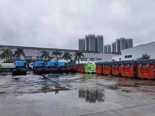 EQ5253ZYSS6 rear loading compression garbage truck Dongfeng sanitation and transportation truck